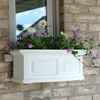 Mayne Nantucket Window Box 2' - White 4829-W
